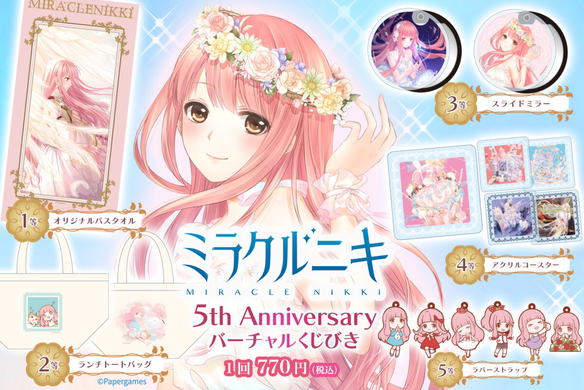 ミラクルニキ 5thAnniversary バーチャルくじびき